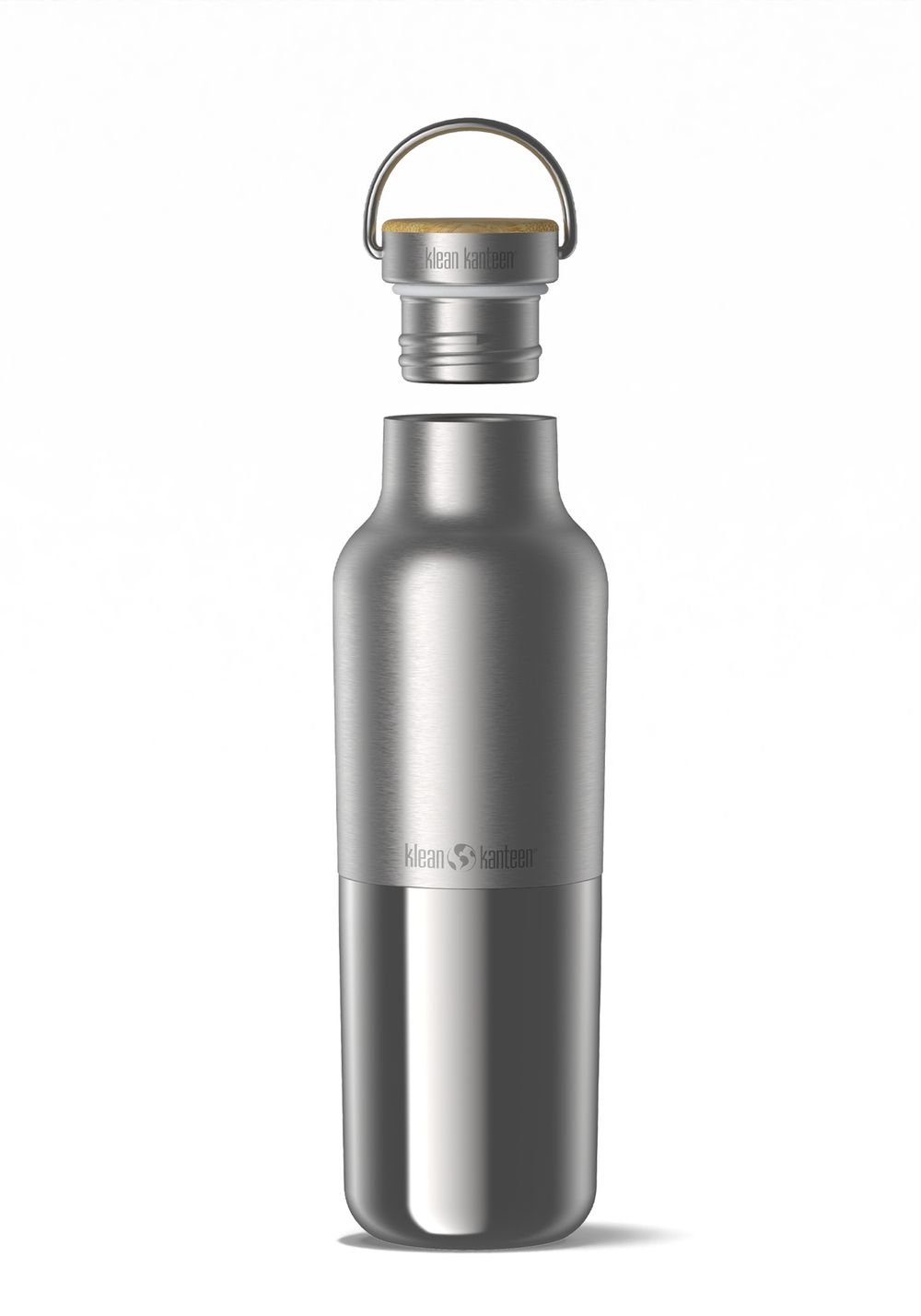 Термобутылка Klean Kanteen Rise Reflect 20oz (592 мл) Brushed Stainless