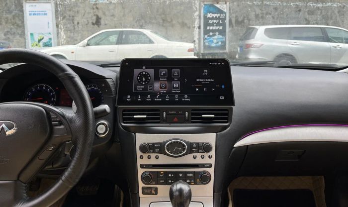 Магнитола для Infiniti EX25, QX50 2010-2017 - Kuberg DH QLed, Android 13, Быстрейшая, CarPlay, 4G SIM-слот