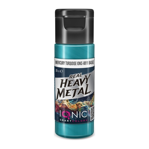 Краска Mercury Turquoise Base — Ionic Real Heavy Metal, 20 мл, IONIC-0811