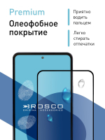 Защитное стекло ROSCO для Vivo T2 (арт.VV-T2(4G)-FSP-GLASS-BLACK )