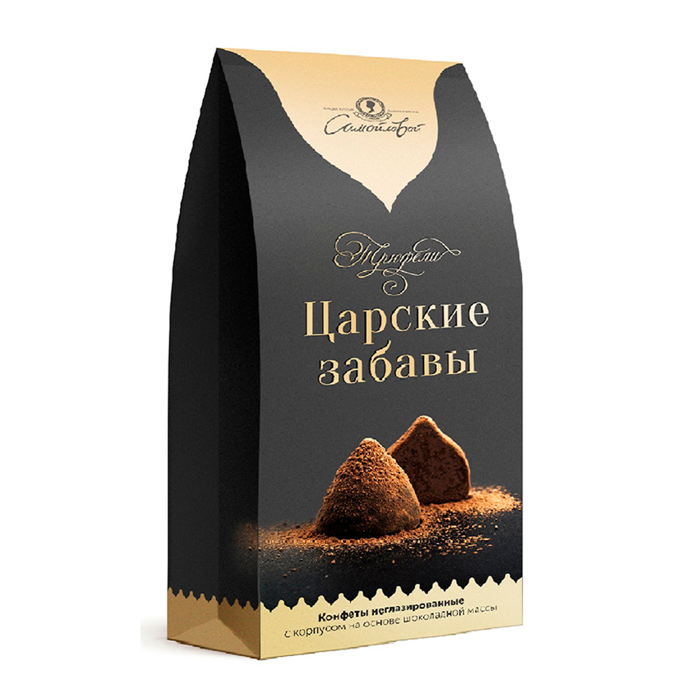 Конфеты в коробке Трюфели Царские забавы, 175 гр.