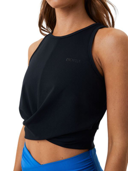 Женский топ теннисный Björn Borg Cross Tank - black beauty