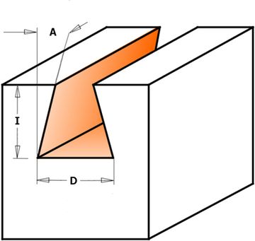 Фреза концевая  Hoffman W2 D=7,9 I=6,0 S=6,0 L=43,0 CMT 718.079.11