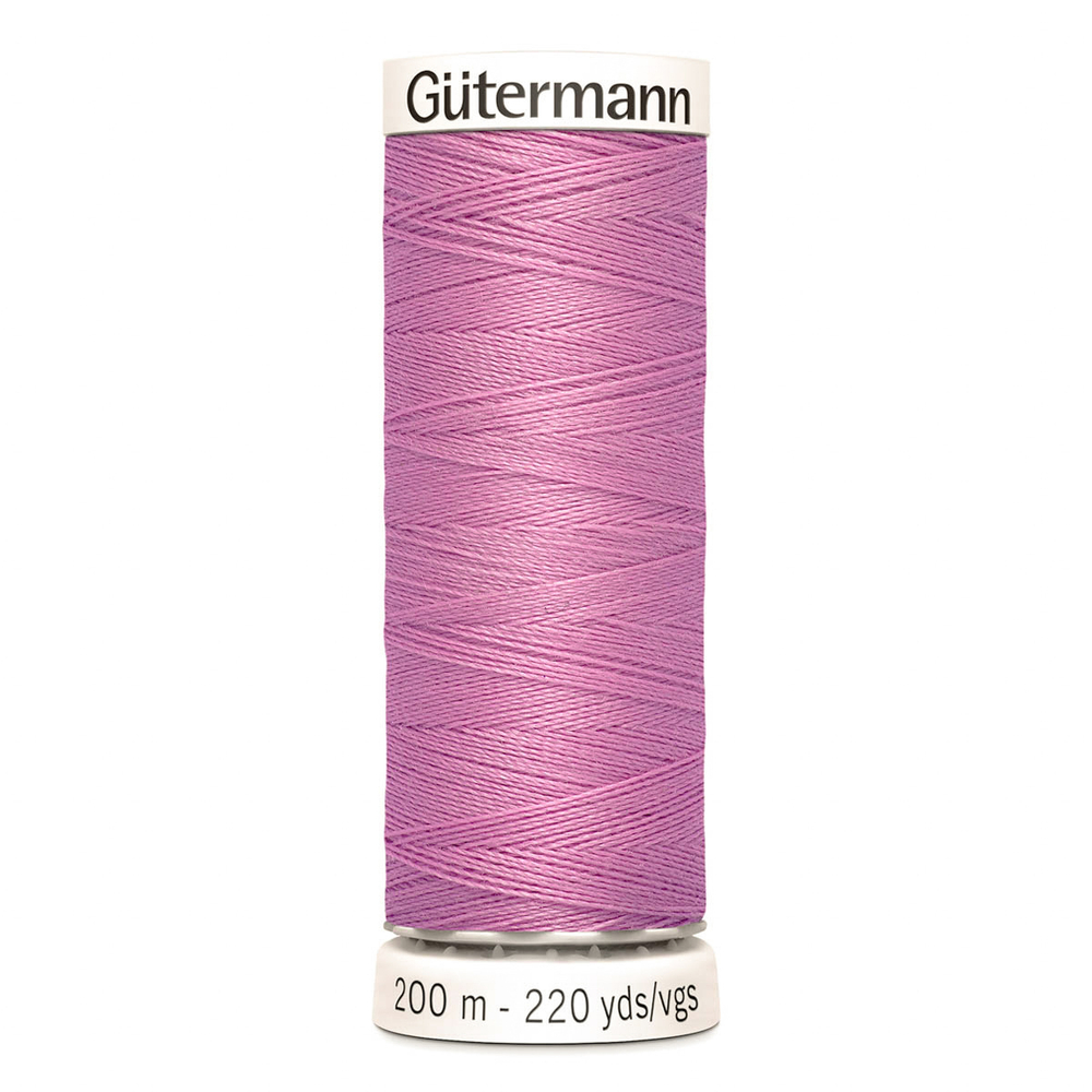 01 Нить Sew-All 100/200 м для всех материалов, 100% полиэстер Gutermann 748277 (211 нежно сиренево-розовый)