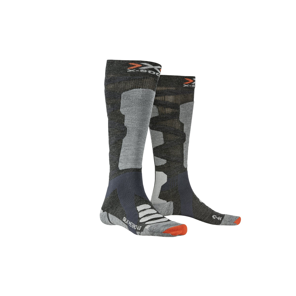 Носки X-Socks Ski Silk Merino 4.0 Anthracite Melange/Grey Melange