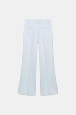 БРЮКИ КЛЕШ ИЗ СМЕСОВОГО ЛЬНА — ZW COLLECTION — ZARA