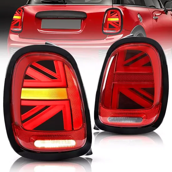 Задние фонари Мини Купер F55 F56 Union Jack 2013-2018 V1 type КРАСНЫЕ
