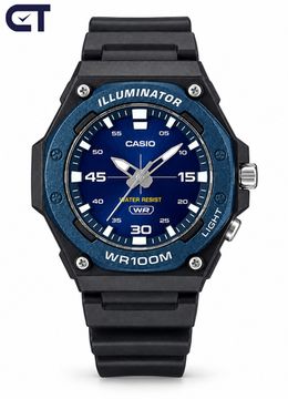 CASIO MW-620H-2A CASIO Collection мужские наручные часы — мощный спортивный дизайн, LED-подсветка и водостойкость 100 м