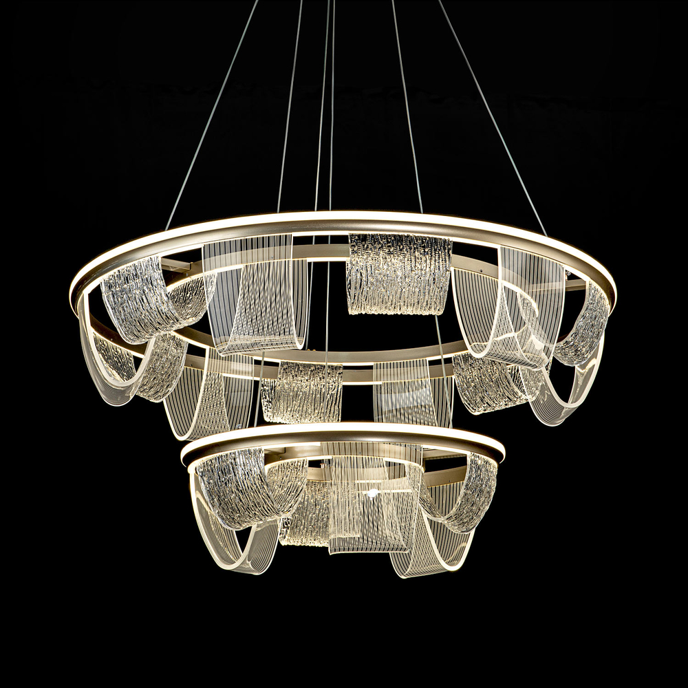 Подвесной cветильник LED4U L7706-800-460 GD