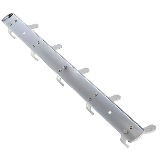 Крючки двойные на планке 5 шт. Besser BS 8215 (45,5х5,5х6,5 см) из хромированного цинкового сплава