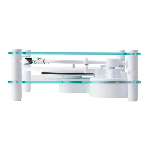Transparent Transparent Turntable White