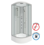 Душевая кабина Niagara Classic NG-3301-14G (90х90х215) средний поддон(26см),стекло матовое,4 места