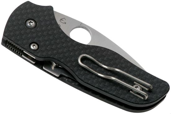 Складной нож Spyderco Lil' Native Sprint Run 230CF90VP c клинком из стали CPM-S90V, рукоять карбон