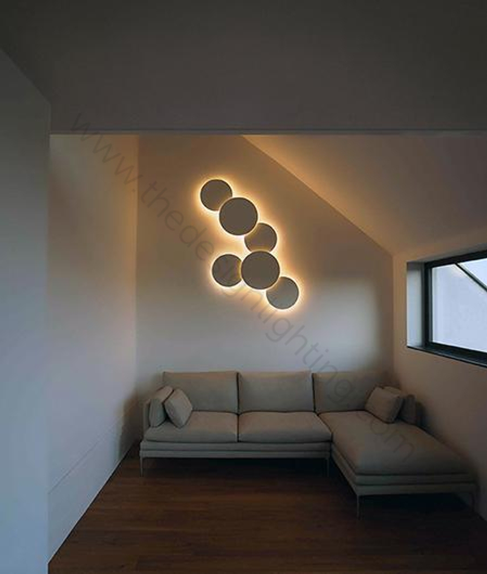 Wall design lamp Puck by Vibia (4 lampshade )