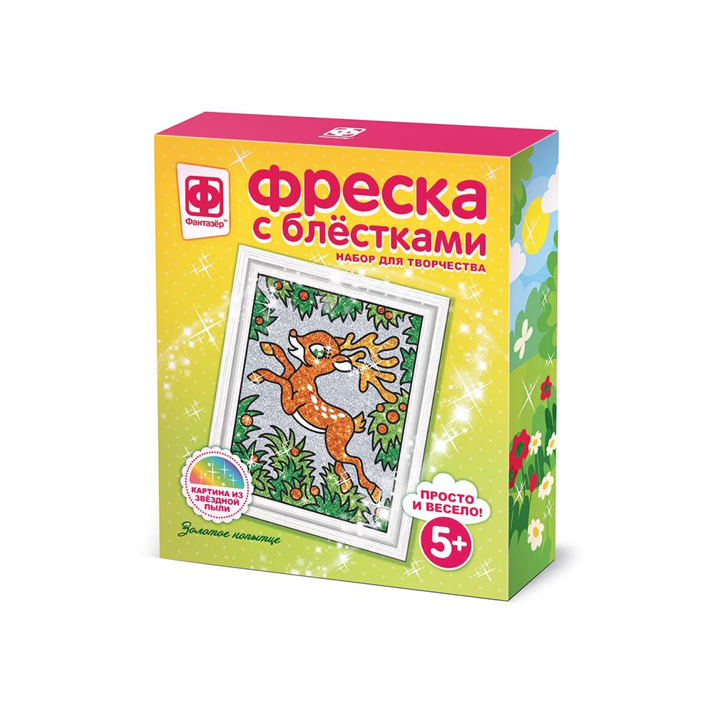 Фреска с блестками "Олень" (Фантазер)