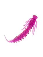 Приманка ZUB-LARVA 80мм(3,2")-5шт, (цвет 130) маджента с блестками