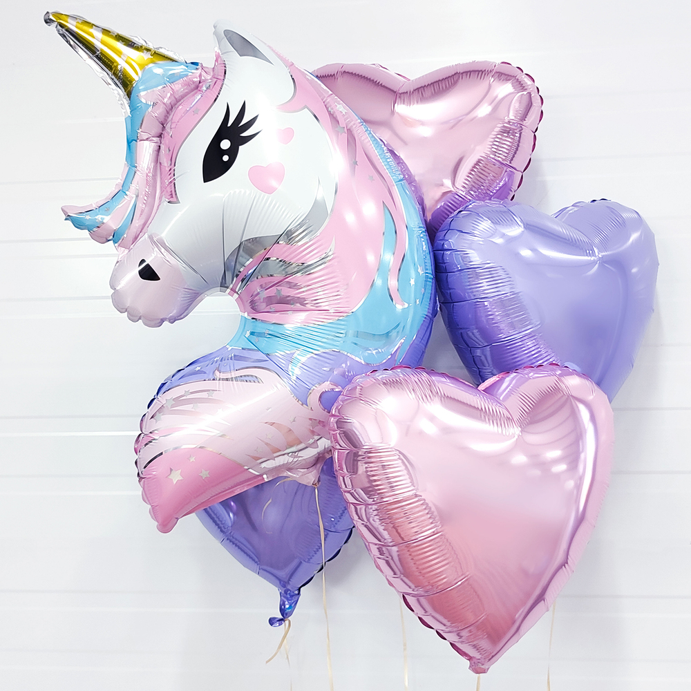 Сердце 19" Розовый Agura
