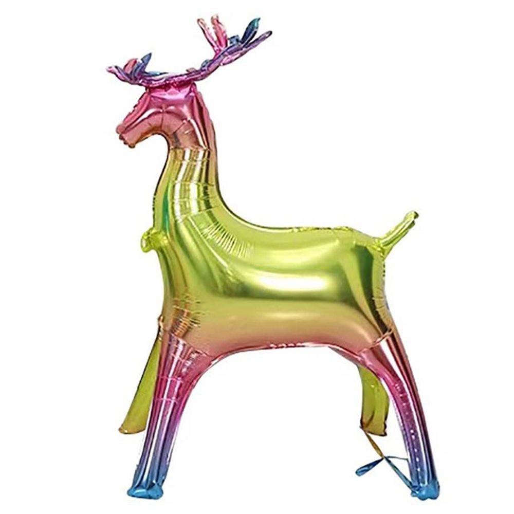 Ходячий Шар 3D Олень радужный большой Ходячий Шар 3D Олень радужный большой