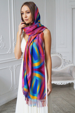 LIGVIANNI Палантин Kerchief Rainbow