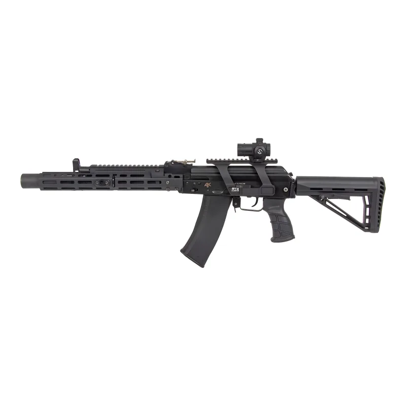 Коллиматор Target Optic 1x21, Weaver, зелёная/красная марка, точка 2 MOA - прицел, установленный на карабин