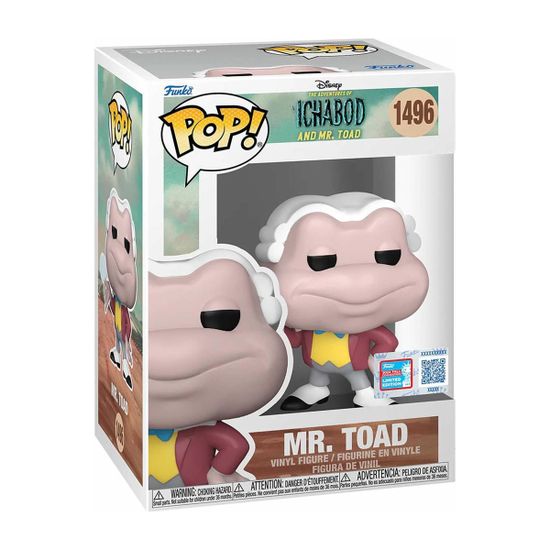 Фигурка Funko POP! Disney The Adventures of Ichabod and Mr. Toad Mr Toad NYCC24 (Exc) (1496) 78901 — упаковка