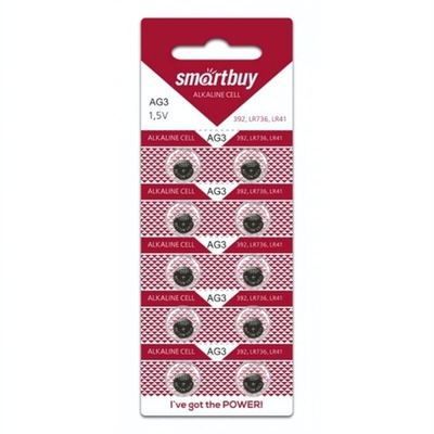 Элемент питания Smartbuy AG3 ВL/10 (комплект 10 шт)