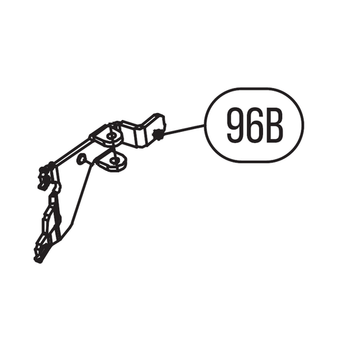 Купить Запчасть №96B для HGSR. Рычаг каретки (предохранитель)