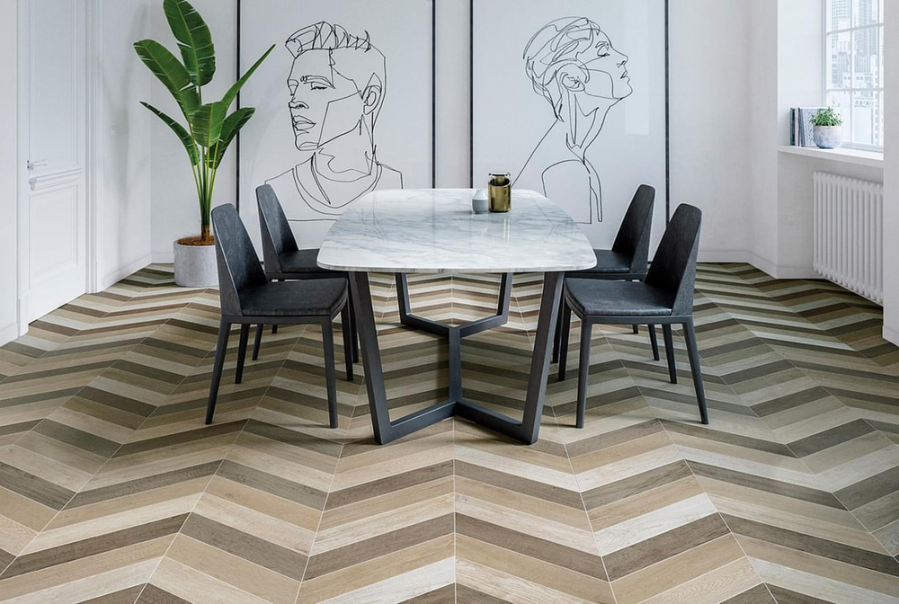 Wow 60 Grad Trapezium Wood Dark 9.8x23