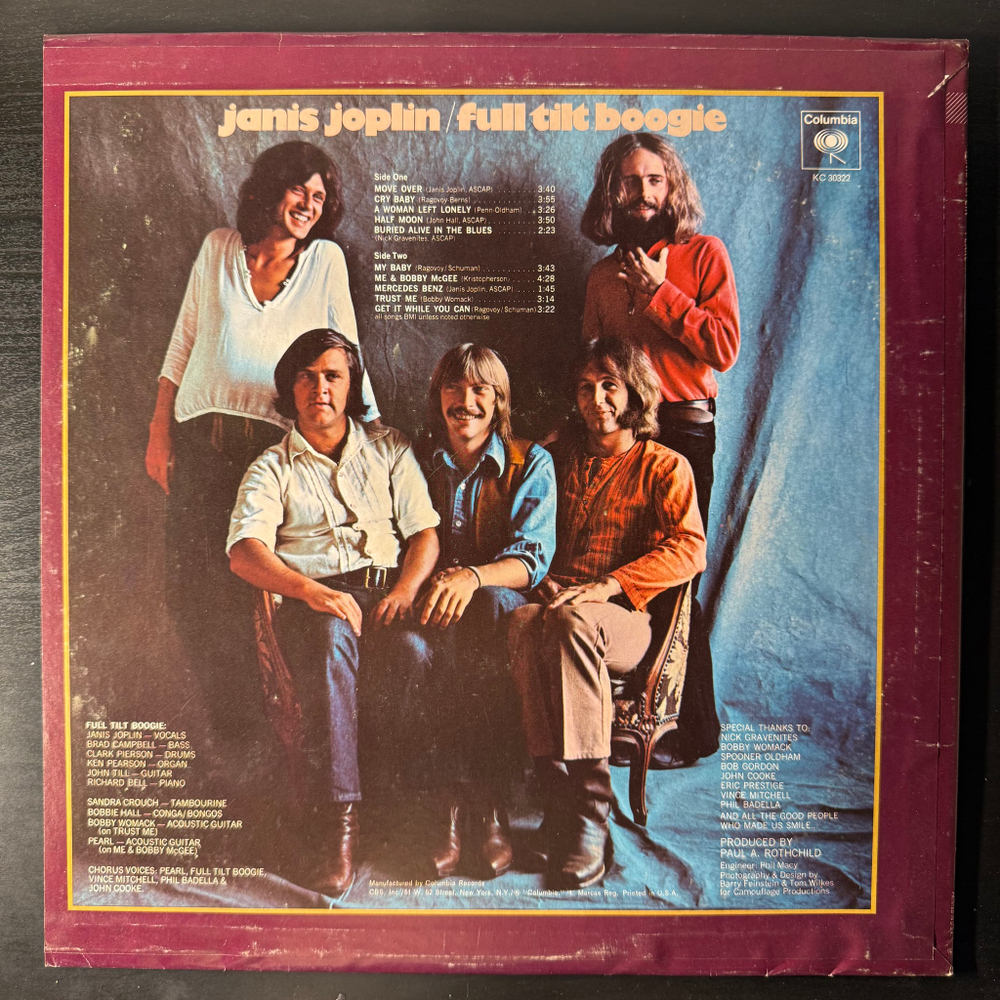 Janis Joplin - Pearl (США 1971г.)