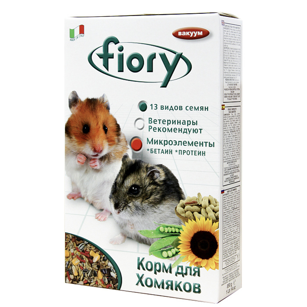 Fiory Criceti корм для хомяков коробка 400 г