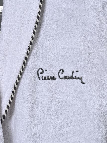 Набор махровый халат мужской и женский с полотенцами PIERRE CARDIN