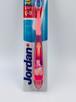Зубная щетка детская Jordan Kids Step By Step Soft 6-9 лет (розовая)