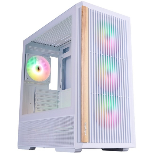 Корпус Midi-Tower 1STPLAYER WD7 ARGB, белый (WD7-WH-4FA7-W-2FA7R-W)