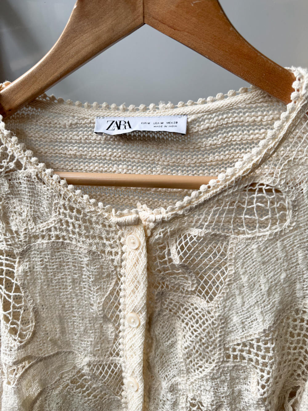 Кружевной кардиган Zara, М