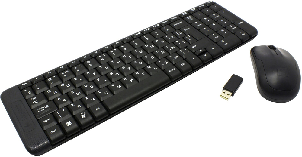 Logitech Wireless Desktop MK220 (920-003169) Комплект (клавиатура + мышь)