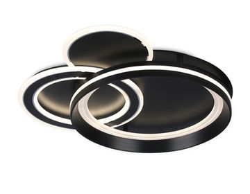 Потолочный управляемый светильник 143W 3000K-6400K FA8515/3 BK чёрный Disk Acrylic Ambrella