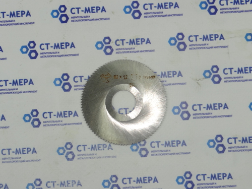 Фреза отрезная по металлу 80х1.2х22мм z=100 Р6АМ5 с фаской без ш/п