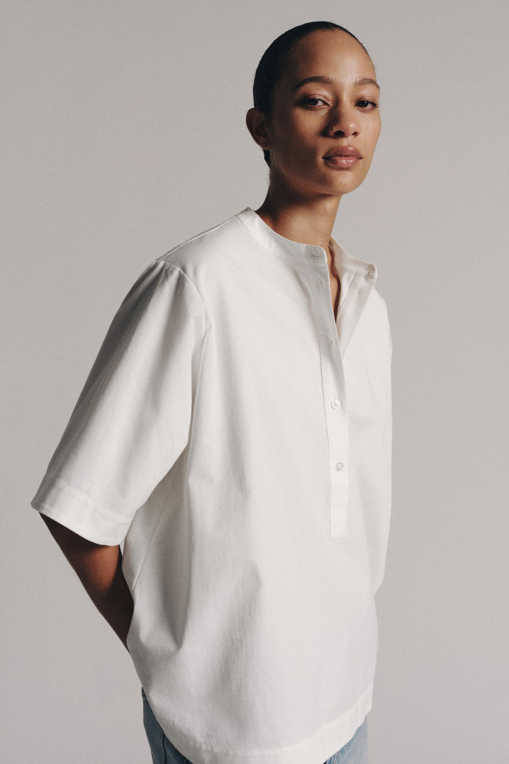 РУБАШКА С КОРОТКИМИ РУКАВАМИ ZW COLLECTION — ZARA