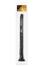 Черный фаллоимитатор-гигант Black Mamba 19Inch Long Dildo - 48,5 см. (Цвет: черный)