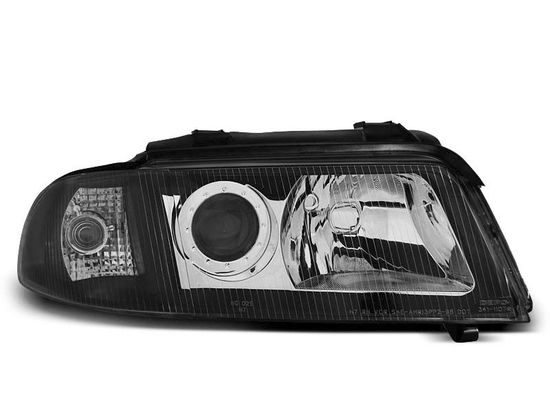 Передние фары Audi A4 B5 black