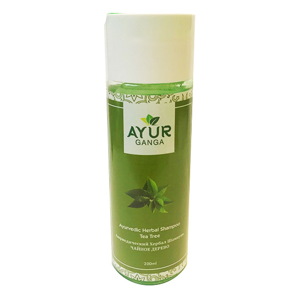 Шампунь Ayur Ganga Чайное дерево Ayurvedic Herbal 200 мл