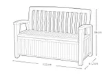 Keter Скамья Патио Бенч (Patio Bench) коричневая — фото 5
