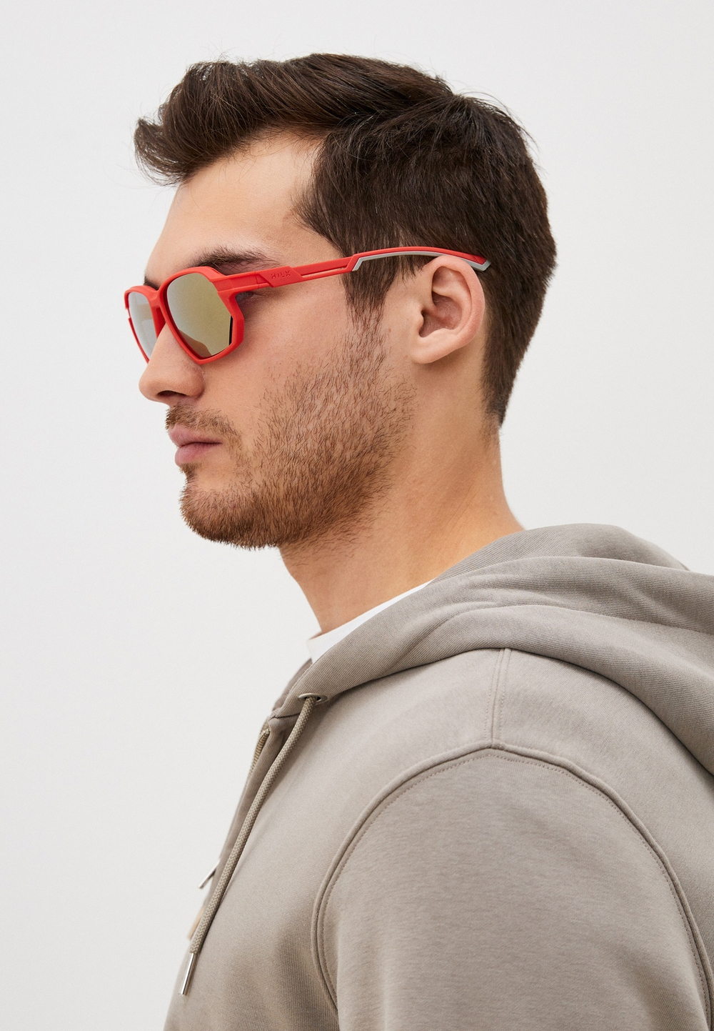 Спортивные очки HILX Syndicate / Matt Solid Ferrari Red / Gold Lens