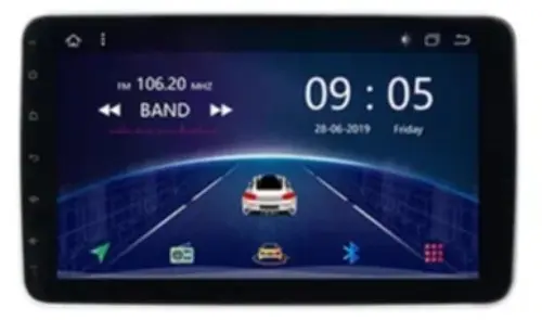 2DIN магнитола с поворотным экраном 10.1" - Kuberg OL-1008-D на Android 10, Быстрая, CarPlay, 4G SIM-слот