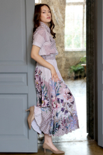 Dress "Andre (maxi). Peonies (A. Ostrovskaya)"