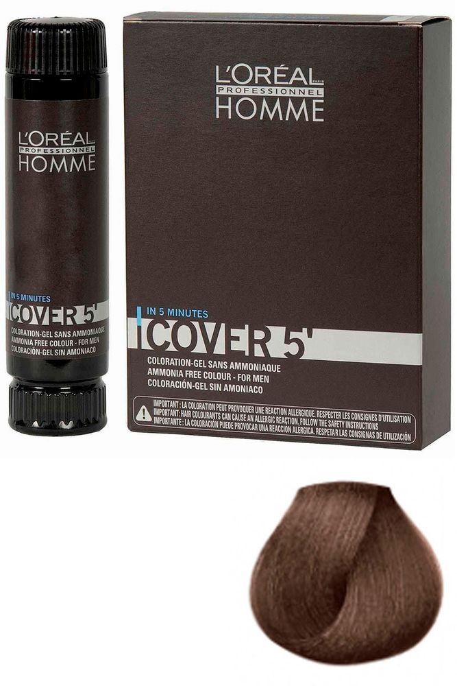 L'Oreal Professionnel Homme Cover 5 №5 3*50 мл