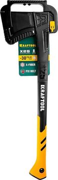 KRAFTOOL X25, 1700/2500 г, в чехле, 710 мм, топор-колун (20660-25)