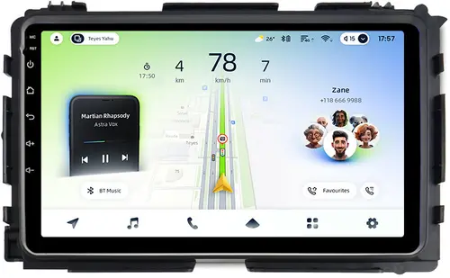 Магнитола для Honda Vezel 2013-2021 - Teyes CC4L монитор 9" IPS, Android 14, Быстрая, Snapdragon 662, CarPlay, 4G SIM-слот