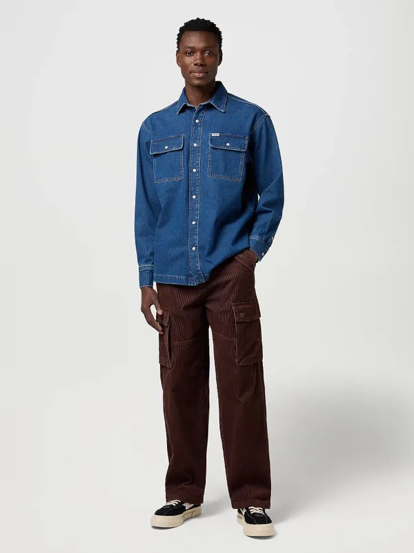 Брюки вельветовые мужские WRANGLER CJ LOOSE CARGO