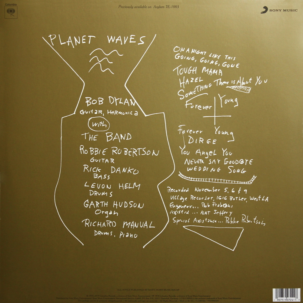 Bob Dylan / Planet Waves (LP)
